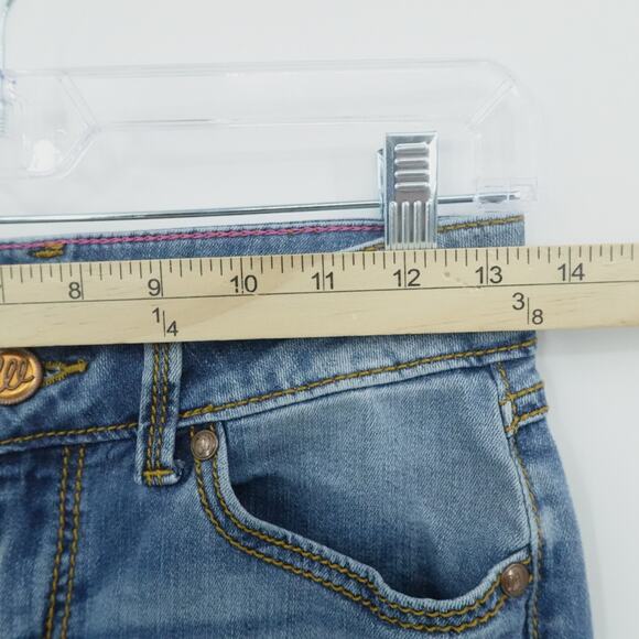 Wrangler Jeans Juniors 3X32 Blue Denim Light Wash Bootcut Cowgirl Western Y2K‎ - Picture 9 of 12